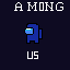 among us azul oscuro