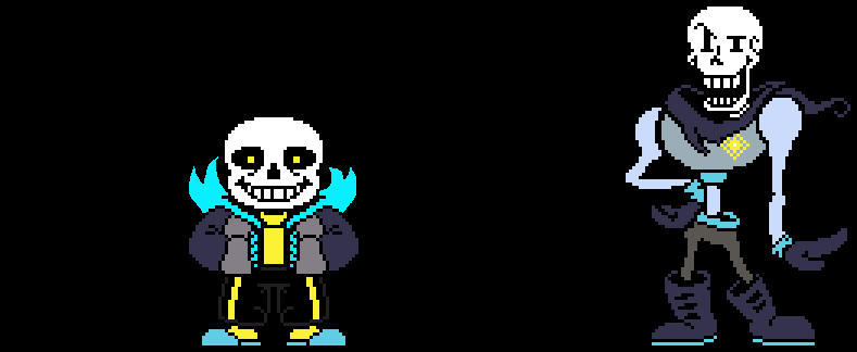 spacetale sans and papyrus not outertale
