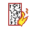burning paper bomb