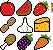 assortment of foods