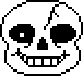 negativetale sans official head sprite by valen sealover