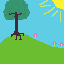 oak tree field