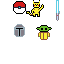 pokeball pikachu litesaber grugu mandaloren