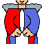 man wearing a patriotic coat
