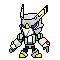 silver mecha crow