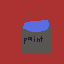 whats blue and smells like red paint