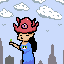 monster girl in city