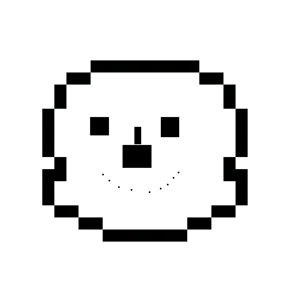 snowman design of sans