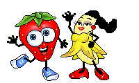 fresa y senora platano