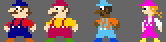 mario bros but with 8 players part 1