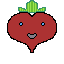 heart with a green hat