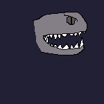 false velociraptor head unfinished