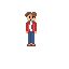 pixel art number 1