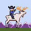 albino moose template