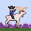 albino moose template