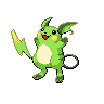 shiny raichu green