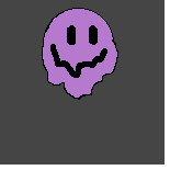 deformed happy face
