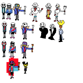 sans trio 2 colored