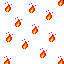 fire background white