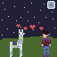 my skin from minecraft and a llama