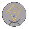 coin with saphire