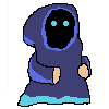 blue wizard without