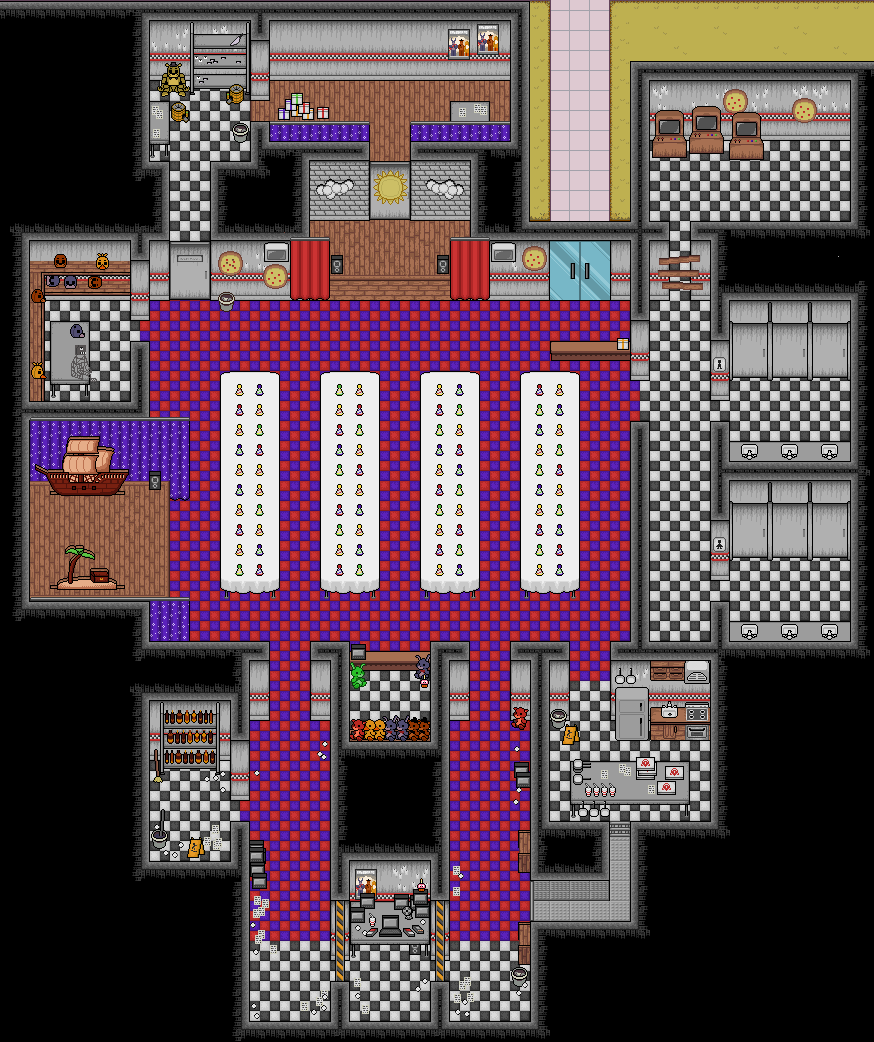 fnaf map with no animotronics