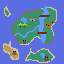 video game map with dungeons