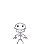 a simple mad skeleton imp