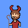 jesus devil horns