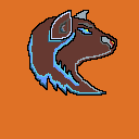 dark brown wolve