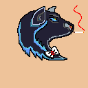 dark grey wolve super rare