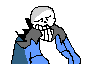 sans is sleeping dont wake him up