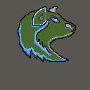 moss green wolve rare