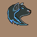 dark gray wolve rare