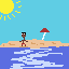 day at the beach