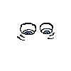 tired eyes