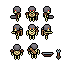 skeleton sprite sheet