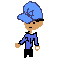 guy with baseball stuff