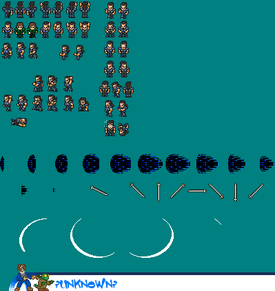cyan angus sprite sheet