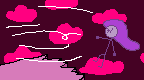 a windy night in the candy dimension