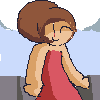 red dress girl