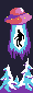 neon ufo