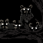 raccoon family