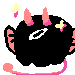 something but a demon with horns and much redder