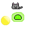 slimes and coin