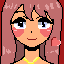 cute girl drawing