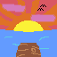 first drawing sunset