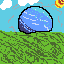 icy slime in sunlight