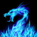 fuego azul